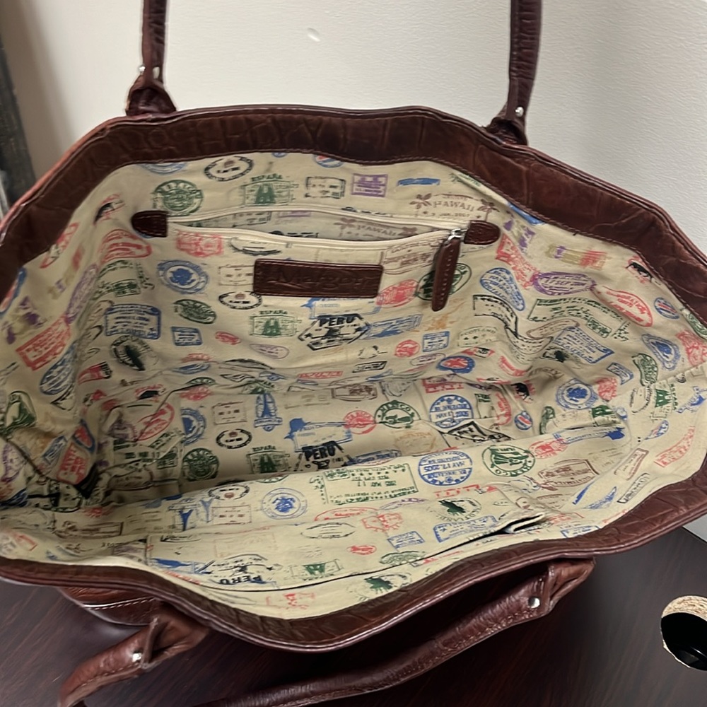 Margot leather tote Brown - Picture 2 of 11